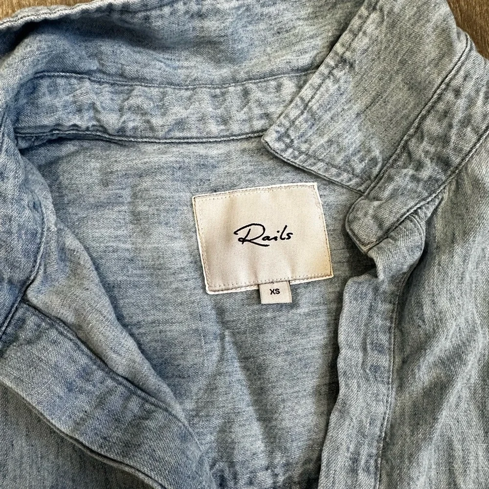 RAILS Valerie Denim Shirt Dress Size XS - Picture 13 of 16